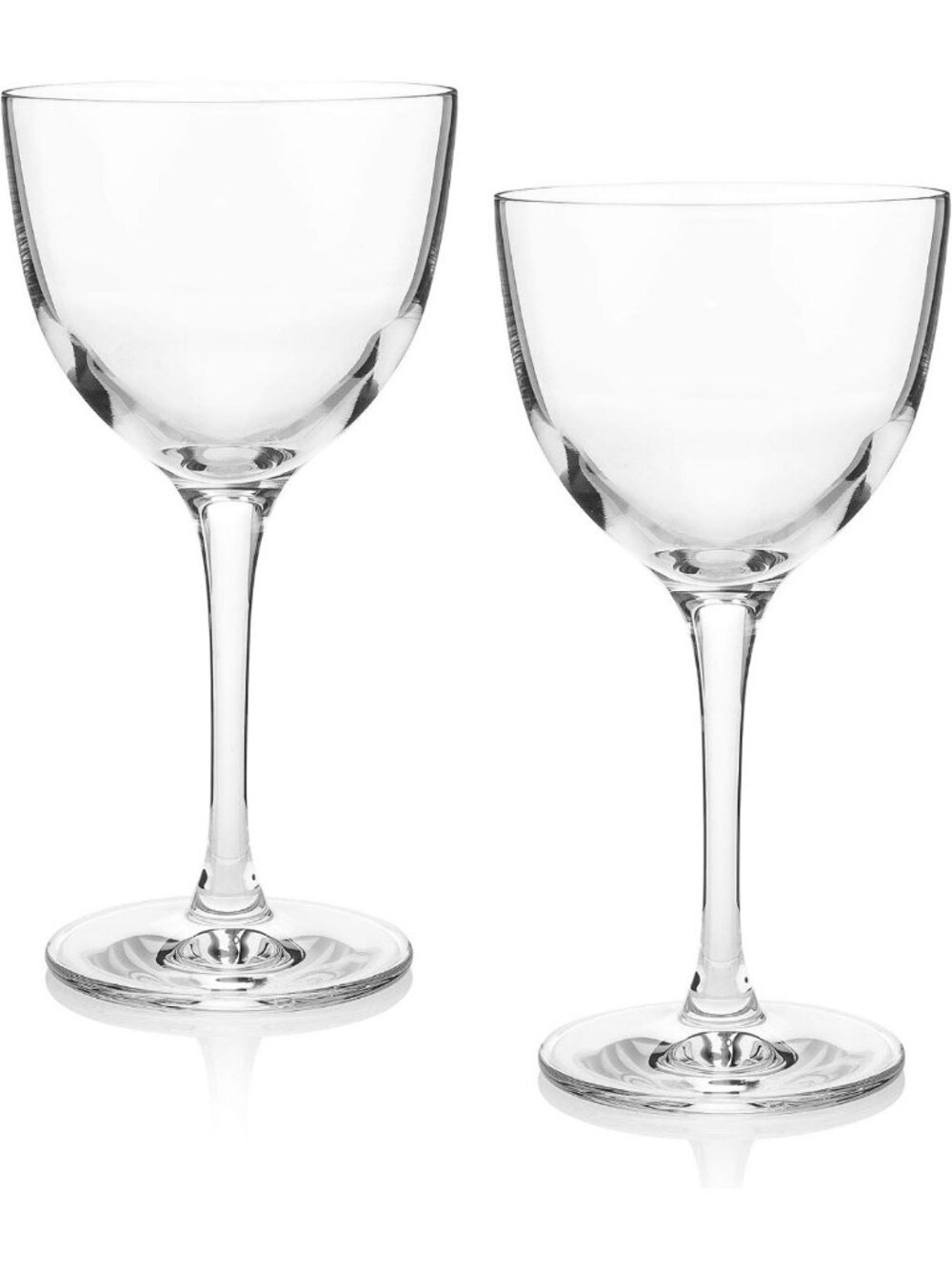 Elegant Crystal Coupette Glass Set - 2-Piece Gift Box for Celebrations & Home